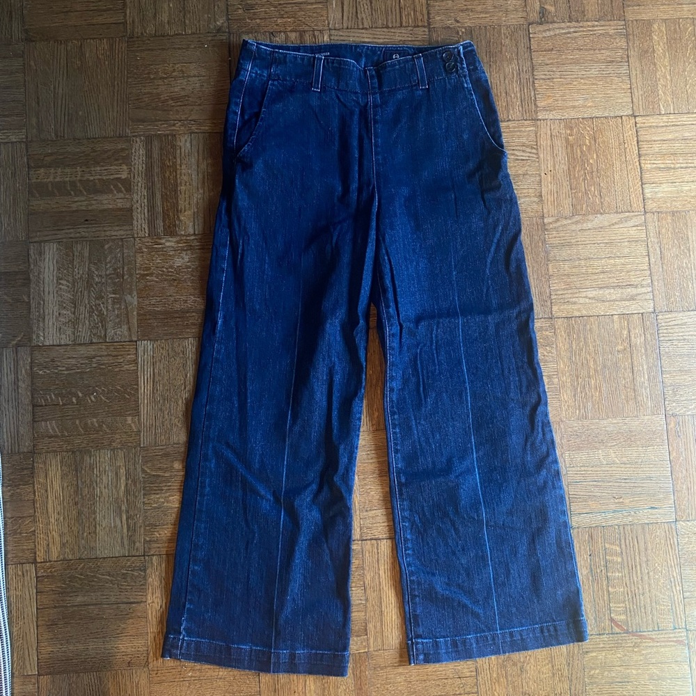 AG Adriano Goldschmied Dark Blue Flare Jeans